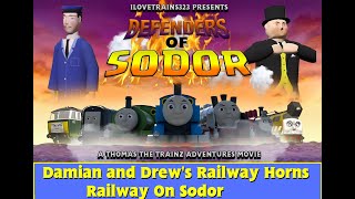 Thomas and Friends Thomas and Friends - Damian and Drew's Horn Railway On Sodor Thomas and Friends Thomas and Friends - Damian and Drew's Horn Railway On Sodor