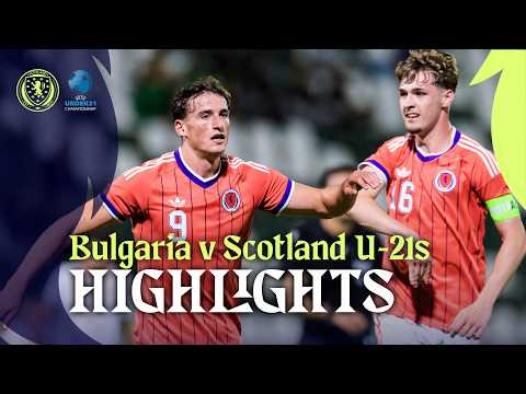 Stewart and Wales Score! | Bulgaria 0-2 Scotland | UEFA Under-21 Championship Qualifying Highlights