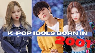 01 LINERS K-POP IDOLS BORN IN 2001