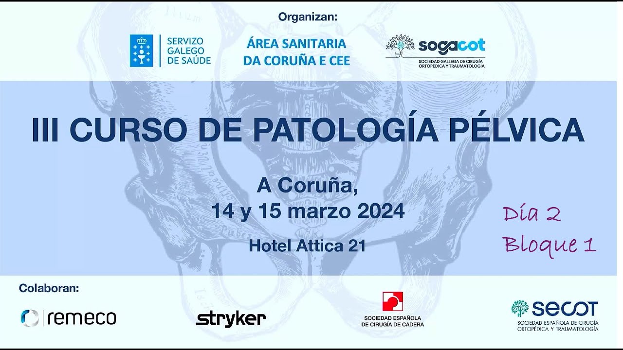 III Curso de Patología Pélvica (A Coruña) - 15 de Marzo de 2024 - Bloque 1