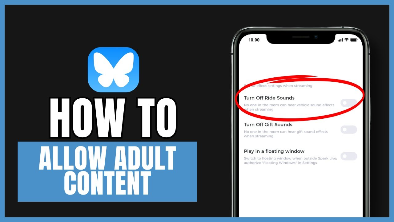 how to allow adult content on Bluesky - YouTube