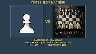 Chess Challenge: How many Pawns (P) to beat the MiniChess? screenshot 5