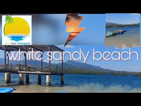 White sandy beach, menjangan, national park BALI.