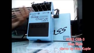 BOSS CEB-3 Slap Style demo by Alex Kuple