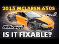 I BOUGHT AN ABANDONED￼ CRASHED MCLAREN 650S SPIDER WITH NO KEYS..WILL IT START AFTER 5 YEARS?