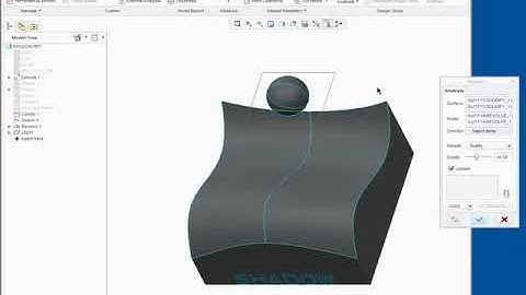 Using the Shadow Analysis Option- Creo