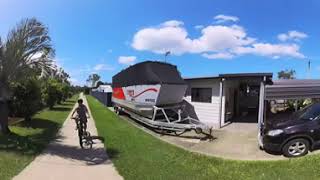VR360. Insta360 X3. Time Lapse, cycling.