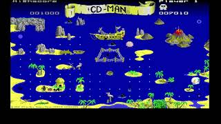 CD-Man 2 - Dos game [1989] Pac man Clone