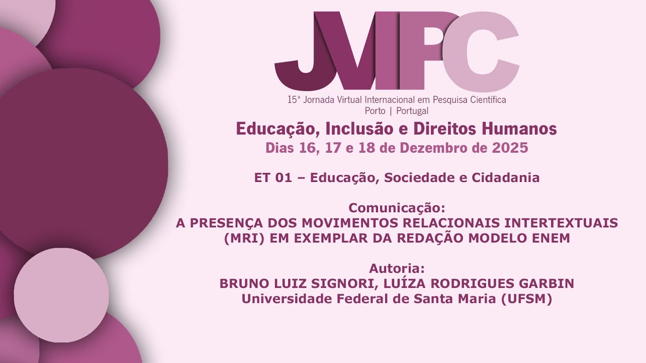 15ª JVIPC - ET 01 – BRUNO LUIZ SIGNORI, LUÍZA RODRIGUES GARBIN