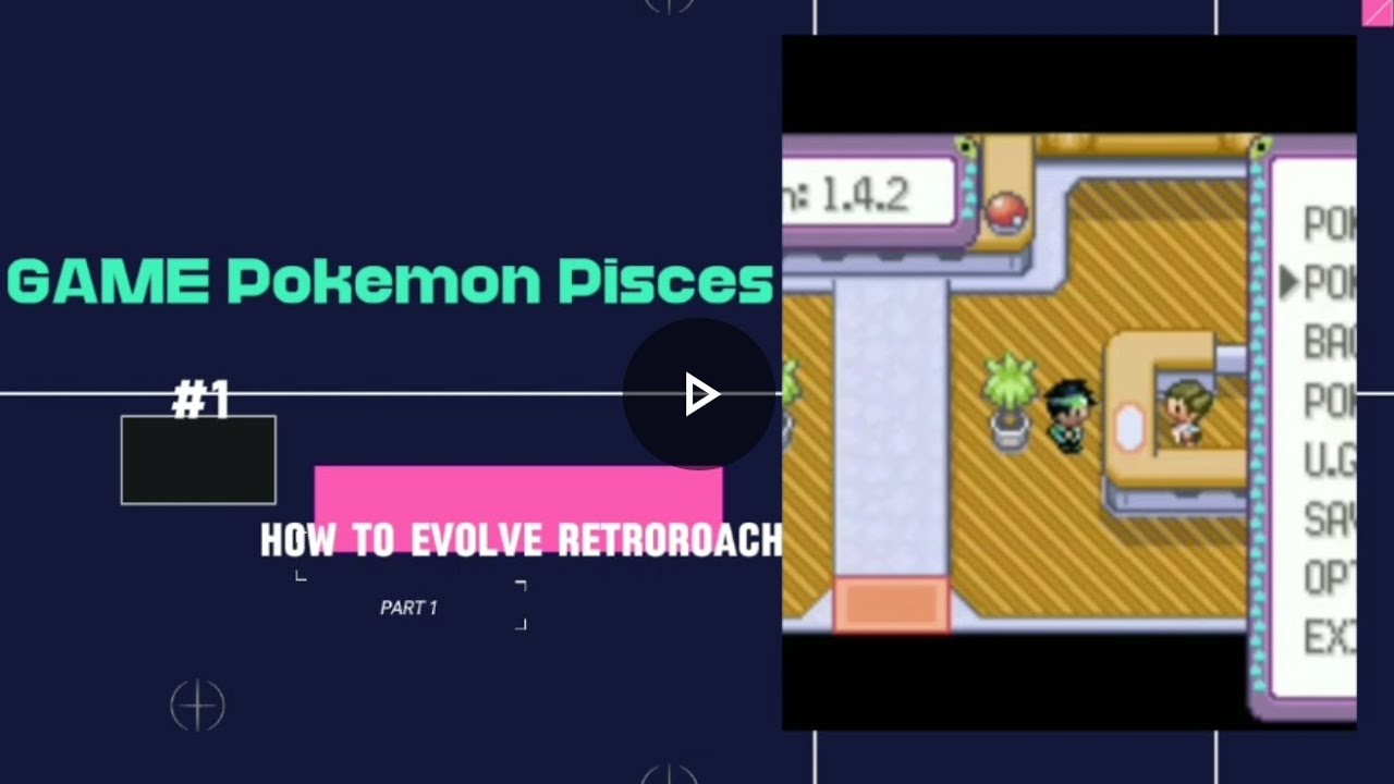 Pokemon Pisces how to evolve Retroroach YouTube