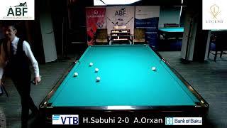 Bank Open | H. Səbuhi  - A.Orxan  | Banklar Arası Sərbəst Piramida Turniri | 1-ci tur