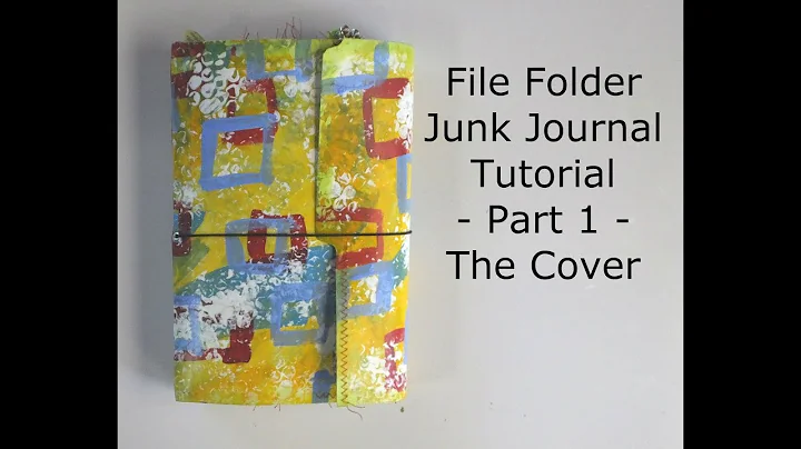 File Folder Junk Journal   Part 1   The Cover