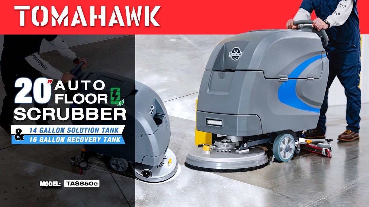 Tomahawk Cordless Floor Scrubbers Will Change How You Clean Forever!