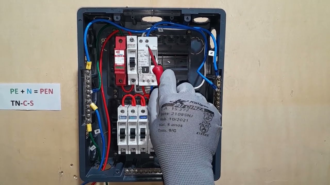 Como montar um QUADRO DE DISTRIBUIÇÃO MONOFÁSICO com esquema de aterramento TN-S.