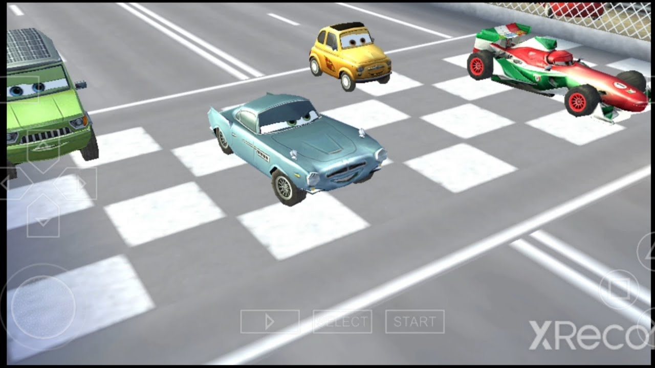 Cars 2 The Video Game PSP Playthrough Gameplay 1080p (PPSSPP) Part