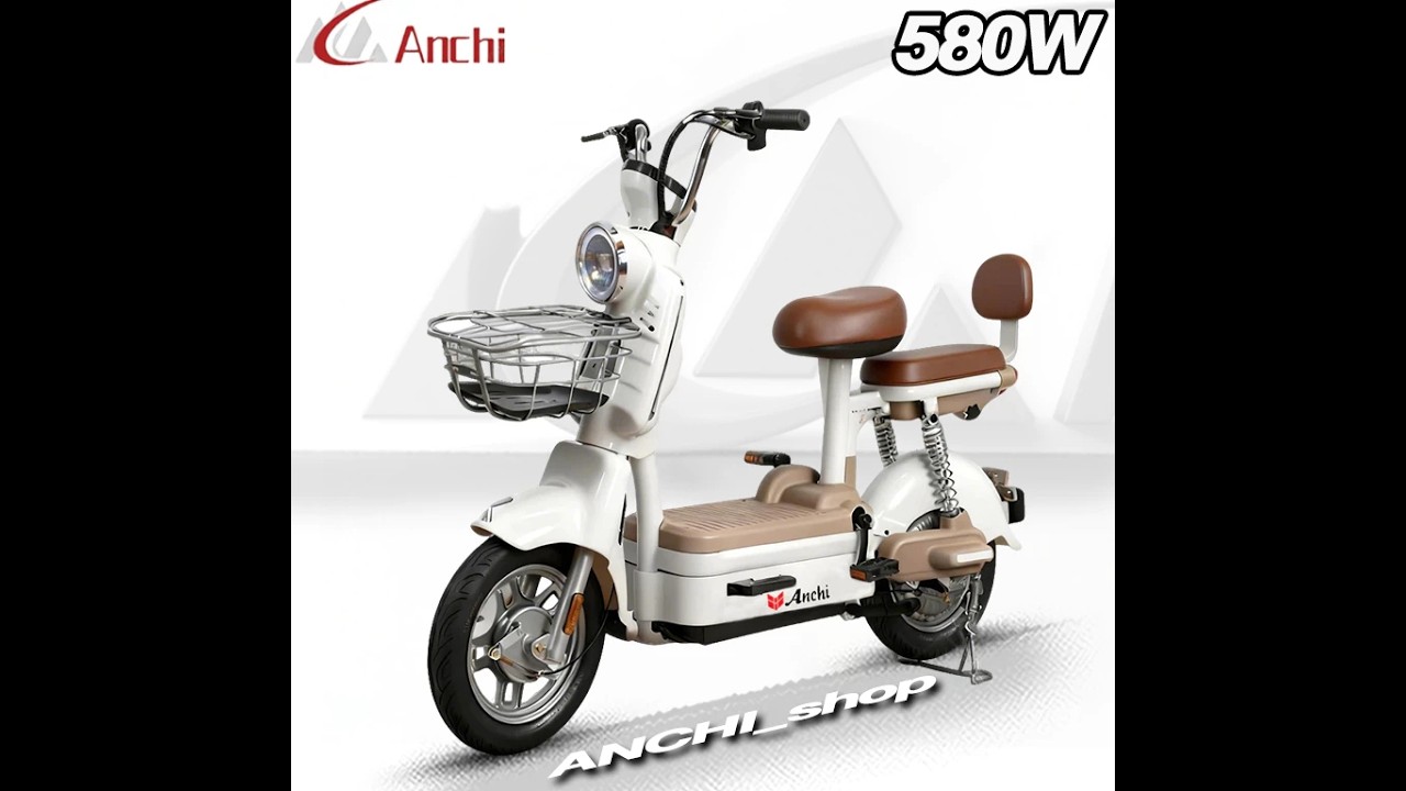 ANCHI Electric bike 580W 48V 12A - YouTube