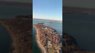 Landing in Boston Logan Airport #shorts #travel #travelvlog #planes #delta
