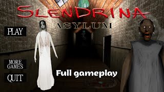 Granny V1.8 In Slendrina Asylum Atmosphere | Sewer Escape Full Gameplay