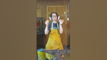 How to Punch a Hole Bigger then Your Bar #hotmetal #blacksmith #blacksmithing #maker #tools #diy