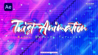 Twist Text Animation - After Effects Tutorial