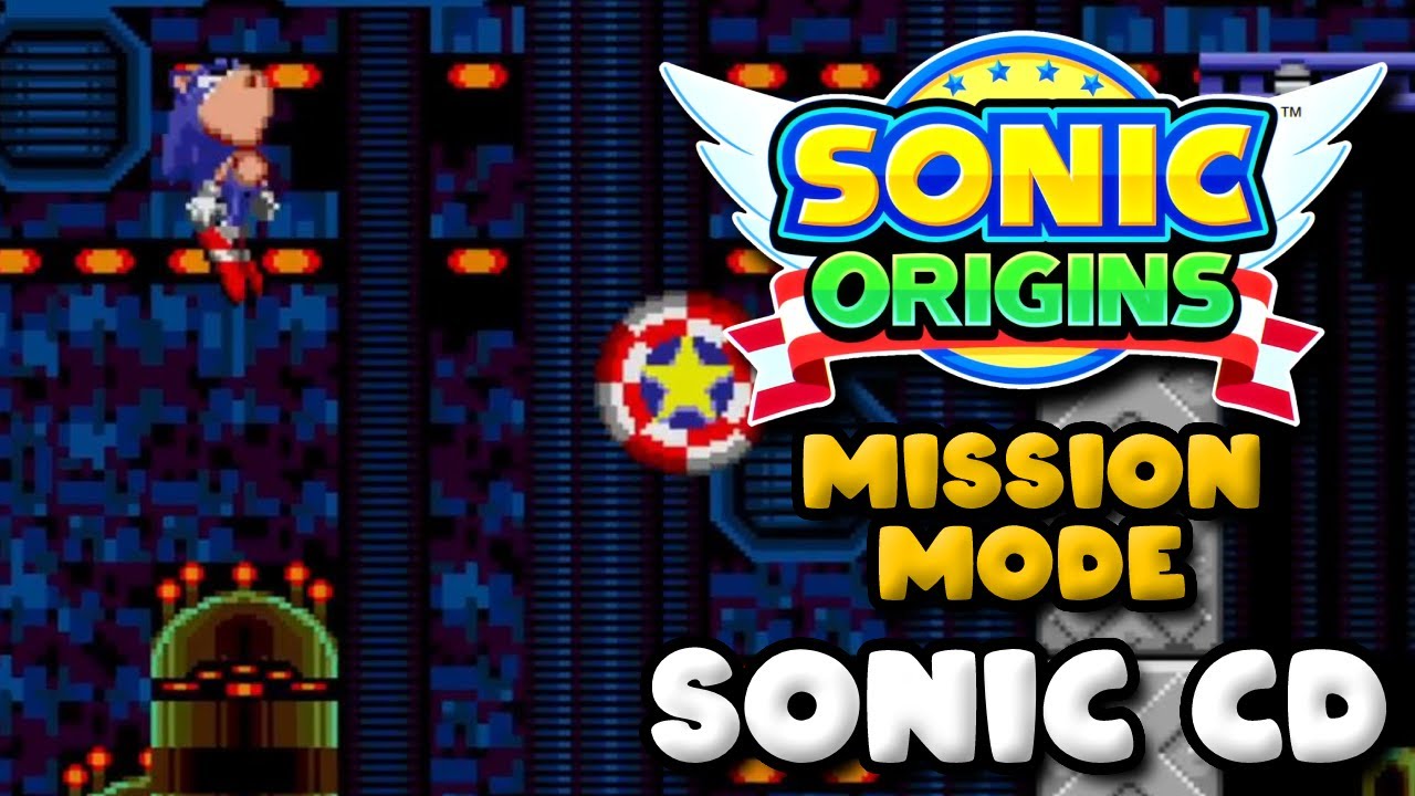 Sonic Origins Mission Mode - Sonic CD Missions - YouTube