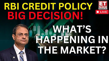 Live: RBI Cuts Rate But What Is Happening In The Share Market?  | Business News Live