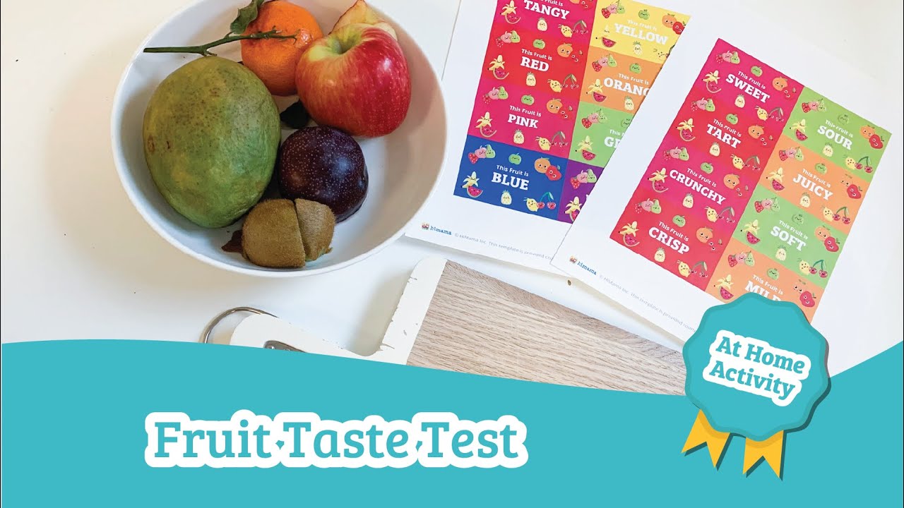 Fruit Taste Test Preschool Activities YouTube Fruit Taste Test Preschool Activities YouTube