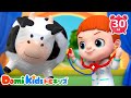【歌♪】👩⚕️おいしゃさんごっこであそぼう🩹からだのおべんきょうとうた | 0~4歳の赤ちゃんが喜ぶ歌(30分) | 知育動画 | ドミキッズ | Domi Kids