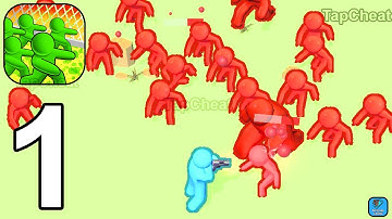 Save Them All - Gameplay Part 1 Zombie Army Base Defense Game (iOS, Android)