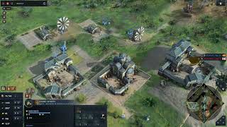 Aoe 4 Macedonian dynasty vs English gameplay