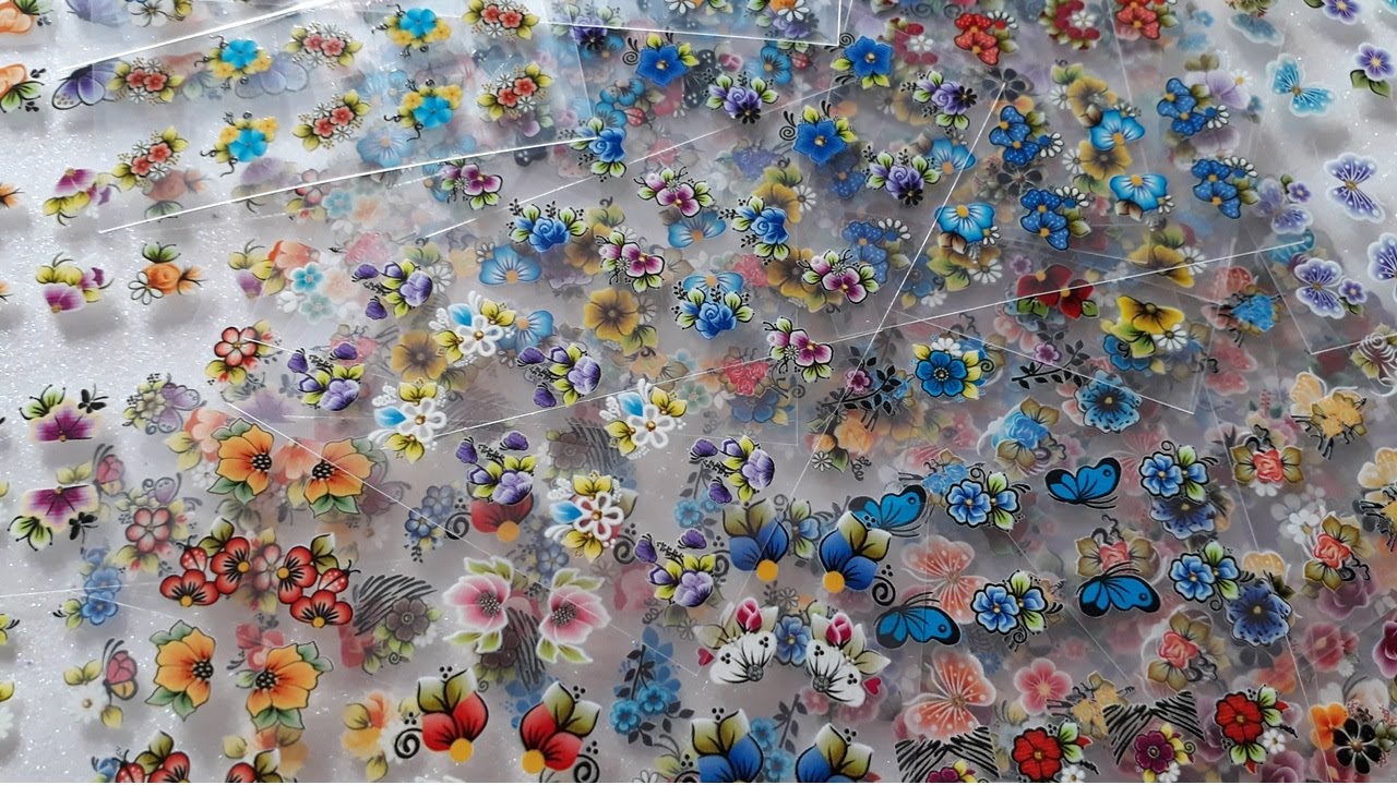 Adesivos de unhas 3d