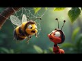 Ant Brave Story | Hindi Moral Story #cartoon #kidscartoon #animation #kidstv #viralvideo #ai #funtv