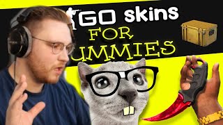ohnePixel Reacts to CS:GO Skins For Dummies by Goldec