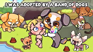 I Was Adopted By a Band of Dogs And One Cat 🐶👶🏻🐱| Sad Story | Avatar World Story / Toca Boca