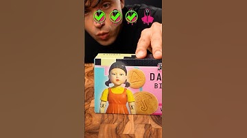 Squid Game Dalgona Eating Challenge ASMR Part 4