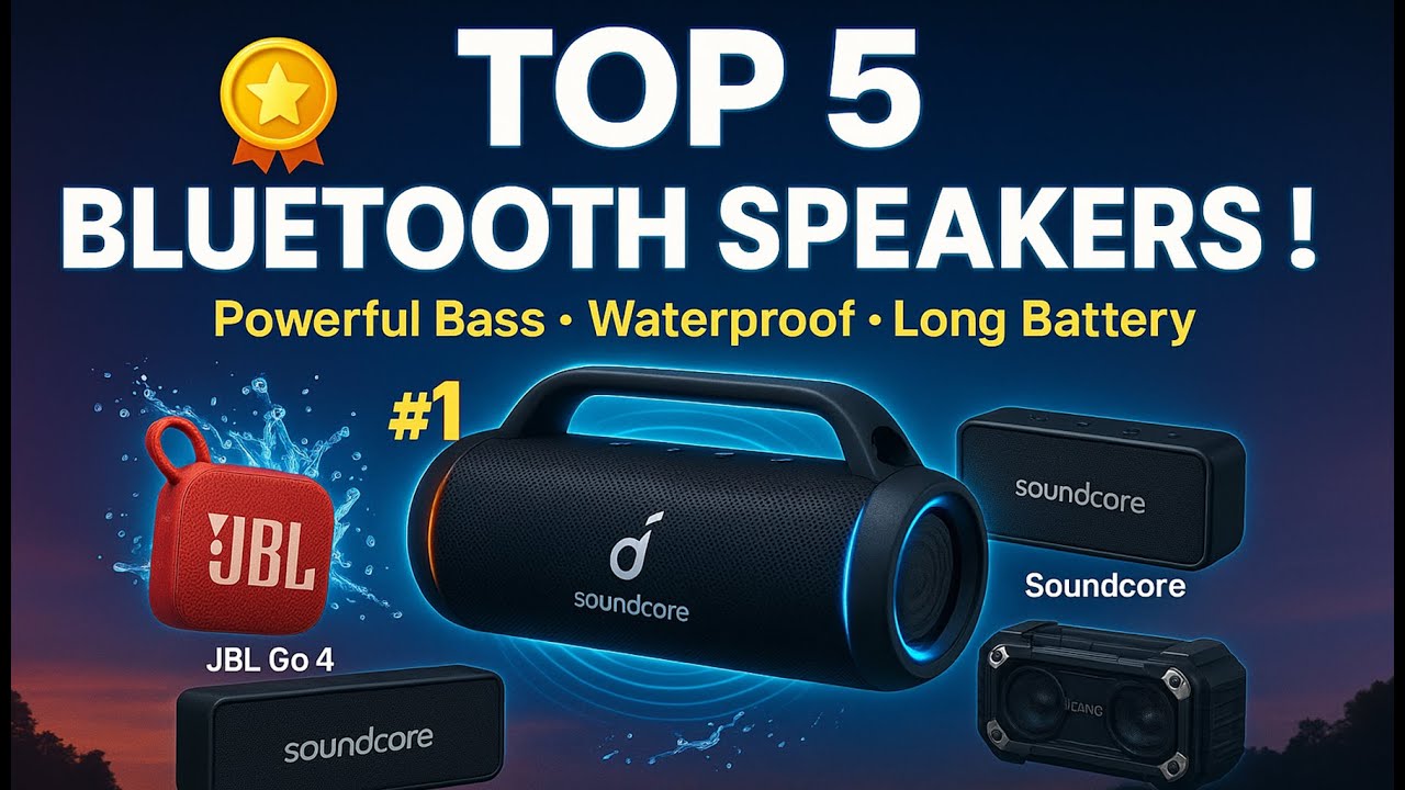 Best Budget Bluetooth Speakers 2026 – Loud, Waterproof & Portable Picks!