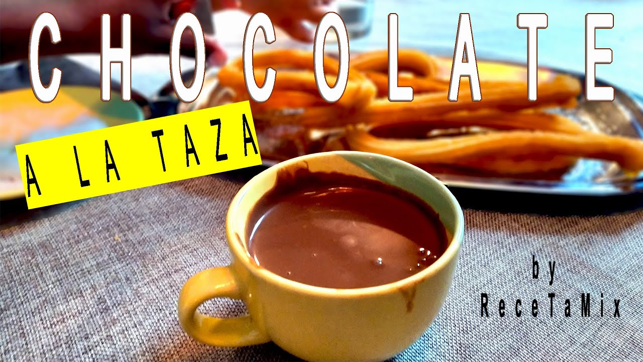 Chocolate a la taza casero (en Thermomix).