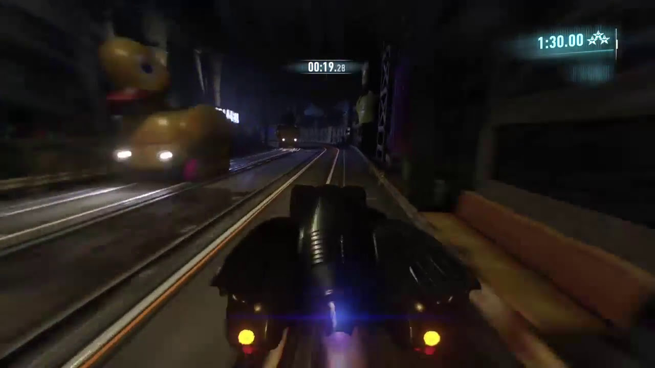 The Batman 1989 Movie Batmoblie Racetrack 2 - YouTube