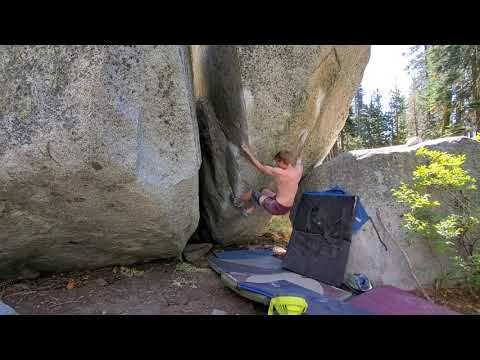 Beta Video for climb Progressive Disillusionment v11, Lake Tahoe