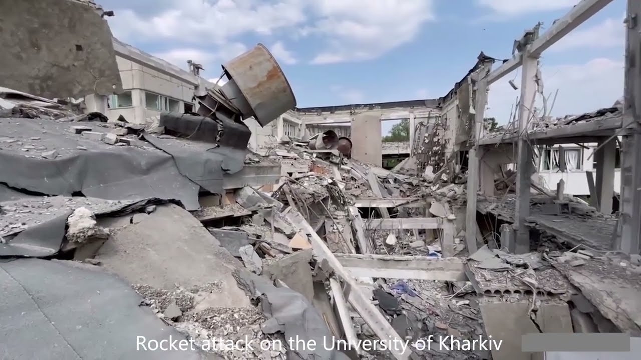 Rocket attack on the University of Kharkiv
