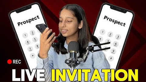 LIVE INVITATION | INVITE anyone to your webinar/Presentation with this invitation script