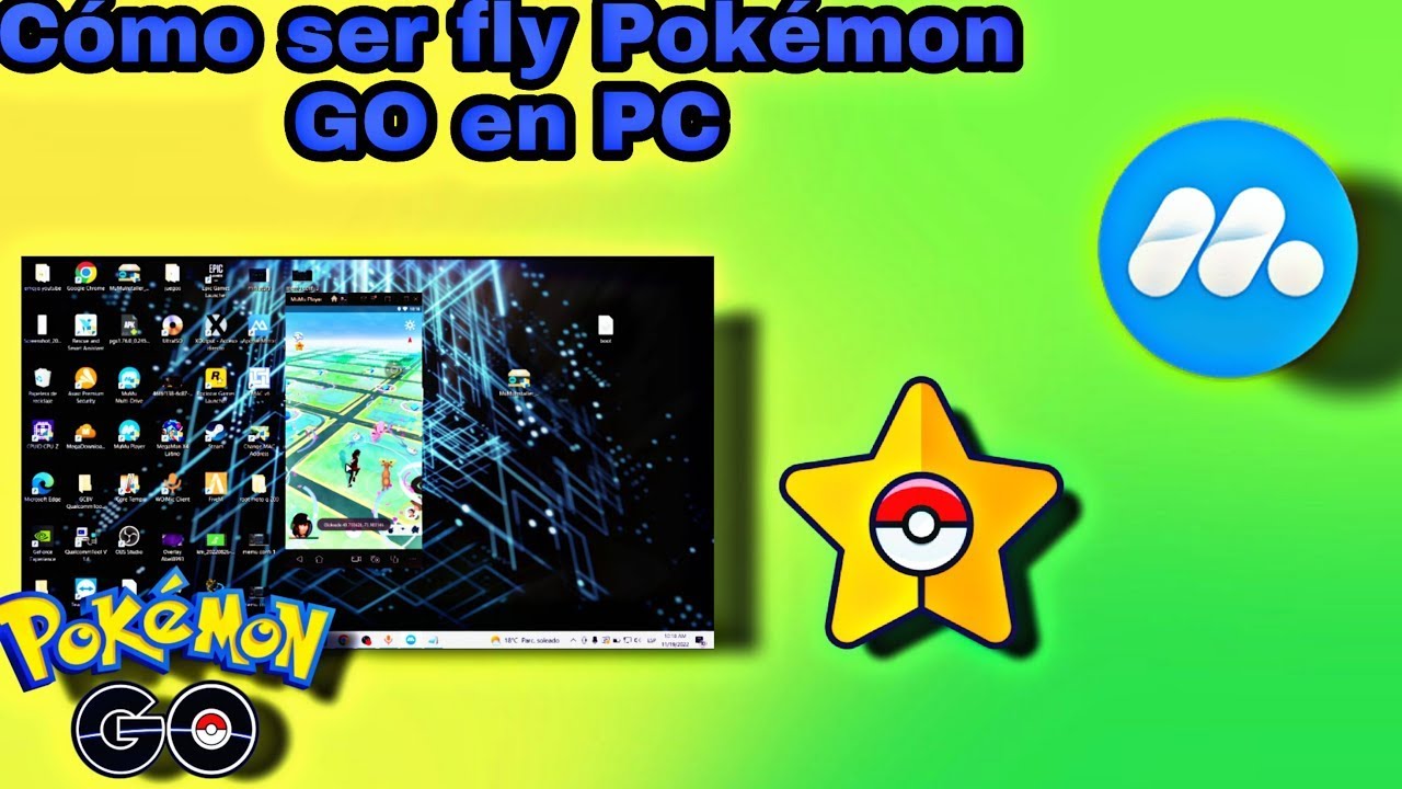 🚨Actualizado Como ser FLY en PC🚨Como jugar con PGSharp en emulador ...