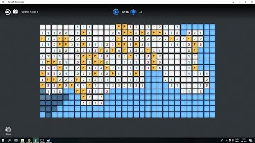 Microsoft Minesweeper, Hard,  1:36