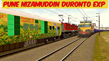 Duronto Express || Pune  to Nizamuddin || MSTS Open Rails || Train simulator