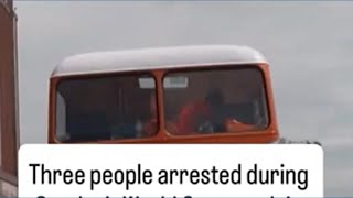 Three arrests during first FIFA World Cup match