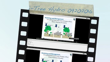 i-Tree Hydro version 5: Overview & Example Vancouver, BC Project - September 20, 2016