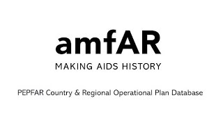PEPFAR Country/Regional Operational Plan Database