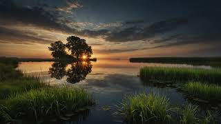 Relaxing Piano and Nature Sounds | Sleep Stage Music | 1 Hour | Chopin