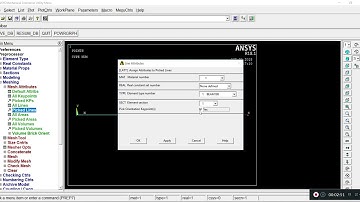 ANSYS APDL exercise : 5 distributed load & Point load in fixed beam