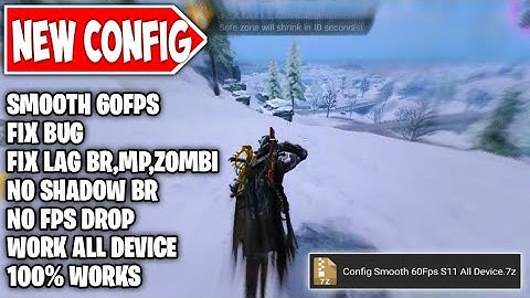 FIX LAGS OF COD MOBILE | CONFIG SMOOTH 60FPS BR/MP UNDEAD SIEGE | CONFIG CODM SEASON 11